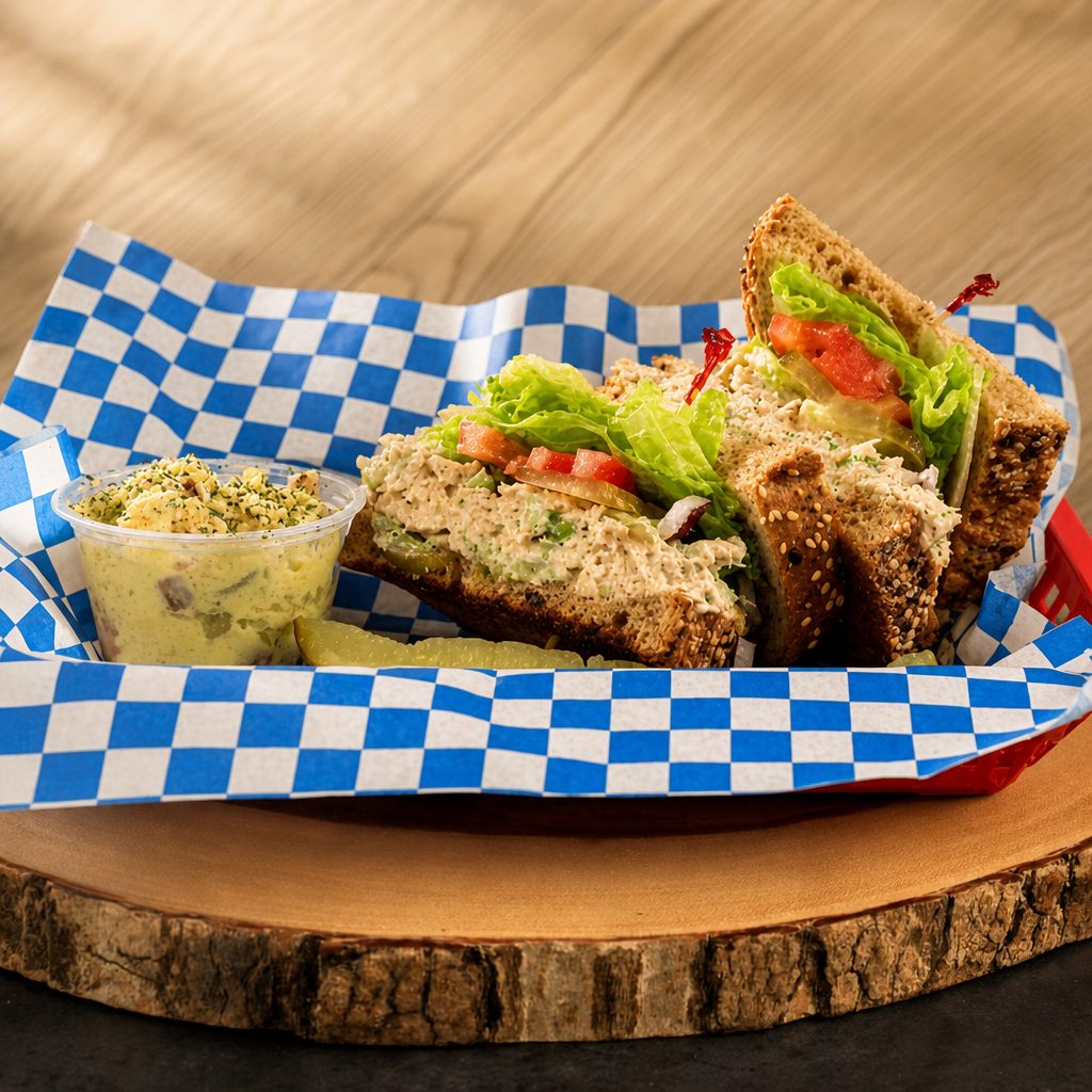 Homemade Tuna Salad Sandwich.