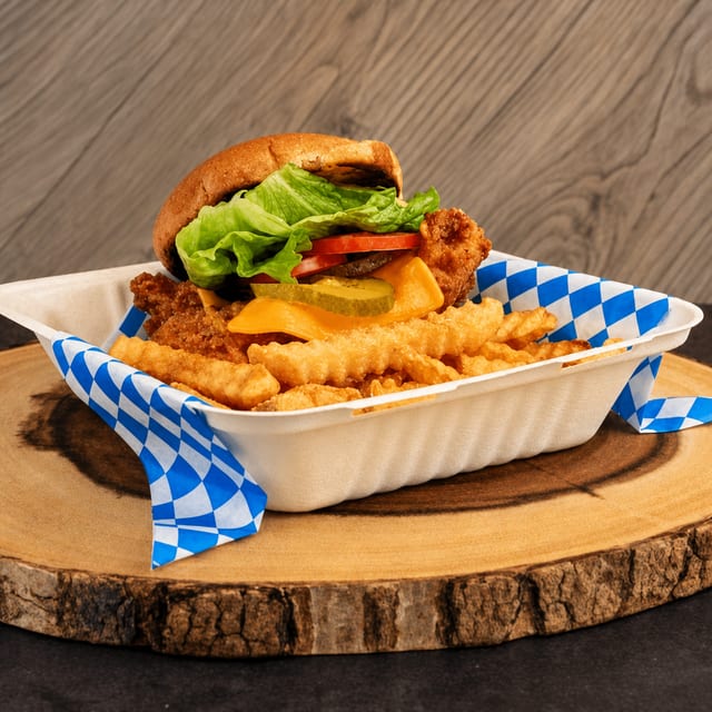 Broaster Crispy Chicken Sandwich.